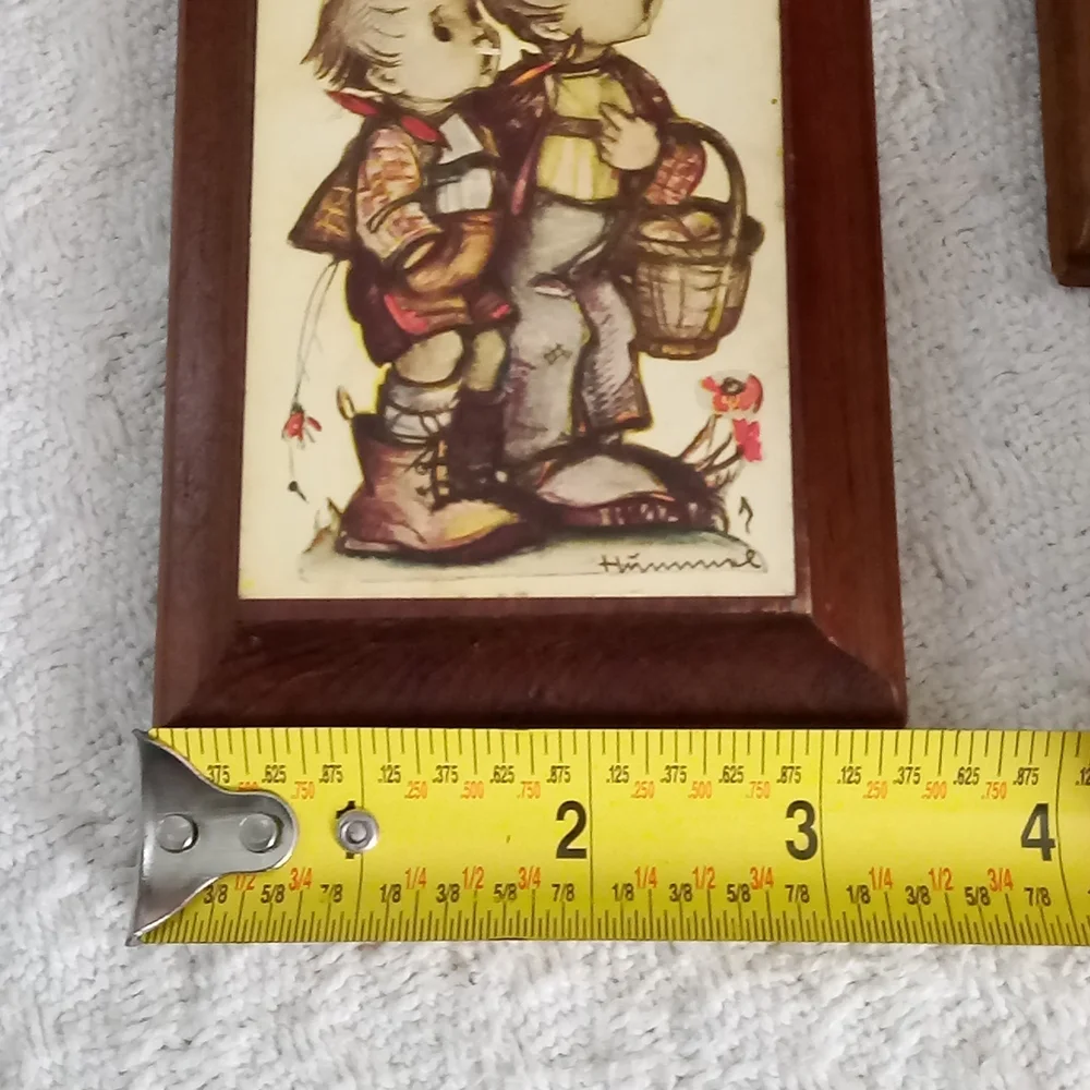 Hummel Vintage Children Wood Hanging Plaques (2)
